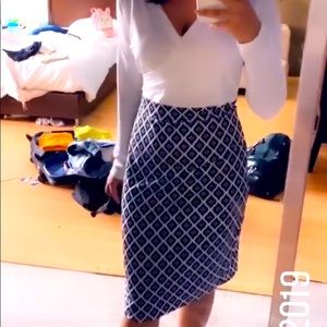 A pencil dress